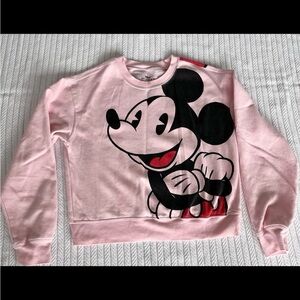Pink Mickey Mouse Sweatshirt